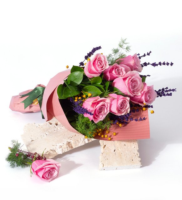 Pembe Bahar Buketi