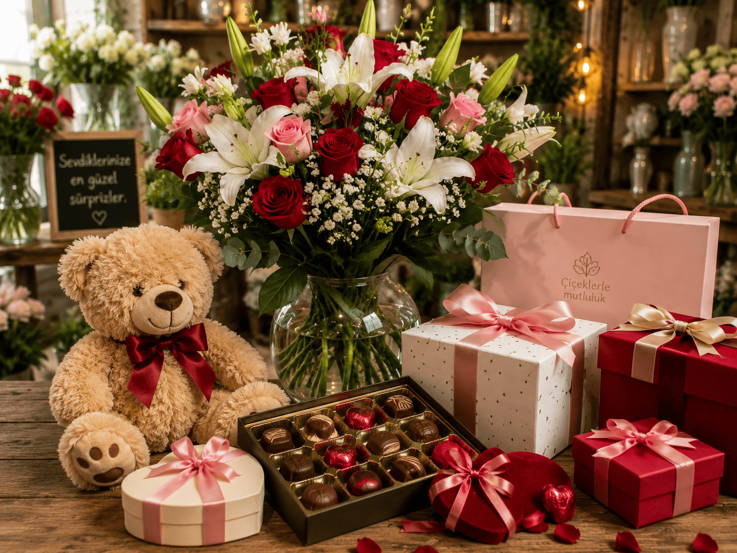 Hediye Kutuları ve Peluş Oyuncaklar